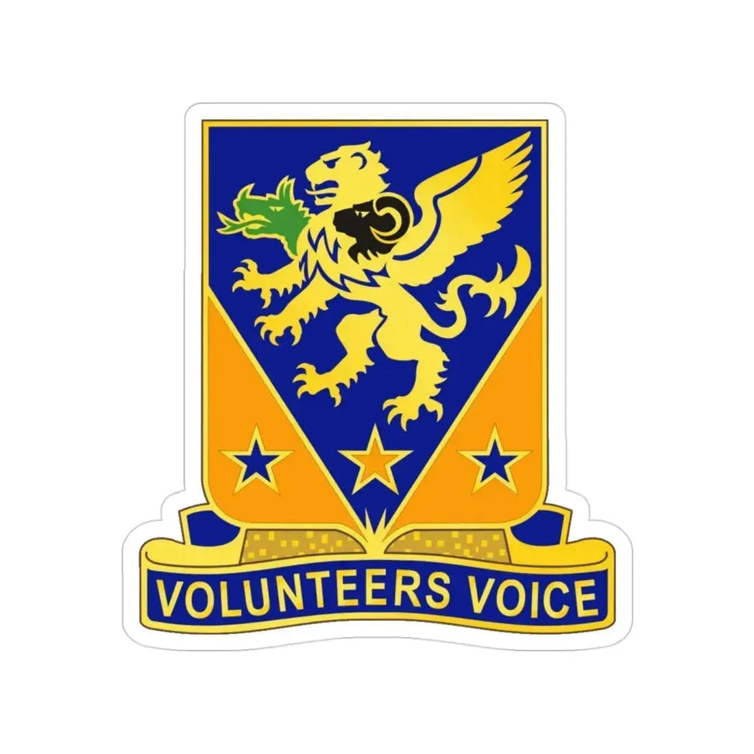 107th Aviation Regiment (U.S. Army) Transparent STICKER Die-Cut Vinyl Decal - The Sticker Space