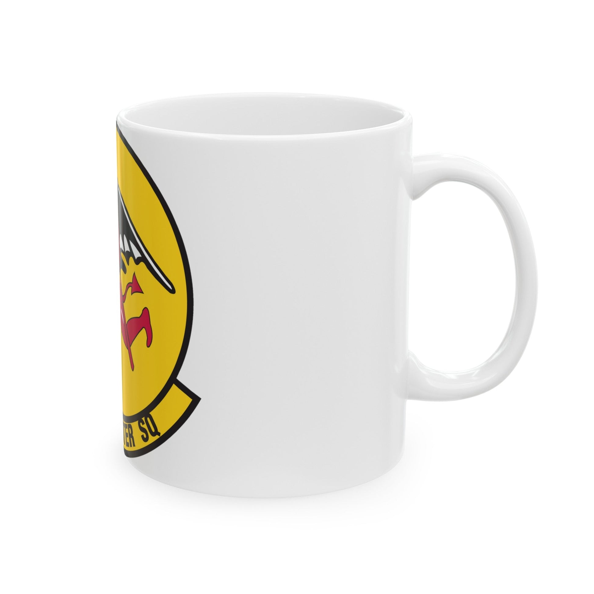 107th Fighter Squadron (U.S. Air Force) White Coffee Mug-The Sticker Space