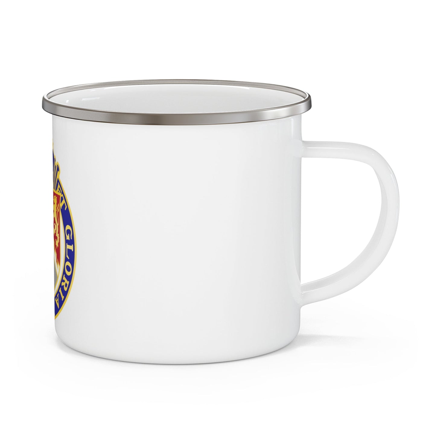 107th Infantry Regiment (U.S. Army) 12oz Enamel Mug-12oz-The Sticker Space