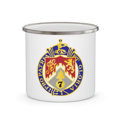 107th Infantry Regiment (U.S. Army) 12oz Enamel Mug-12oz-The Sticker Space