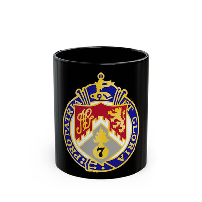 107th Infantry Regiment (U.S. Army) Black Coffee Mug-11oz-The Sticker Space