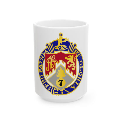 107th Infantry Regiment (U.S. Army) White Coffee Mug-15oz-The Sticker Space