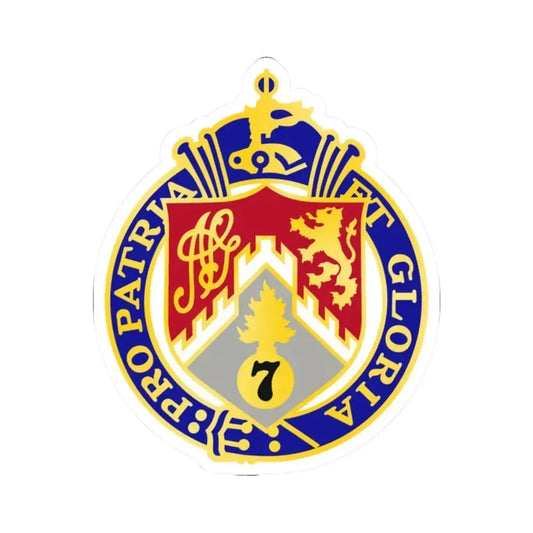 107th Infantry Regiment (U.S. Army) STICKER Vinyl Kiss-Cut Decal 2 Inch White - The Sticker Space