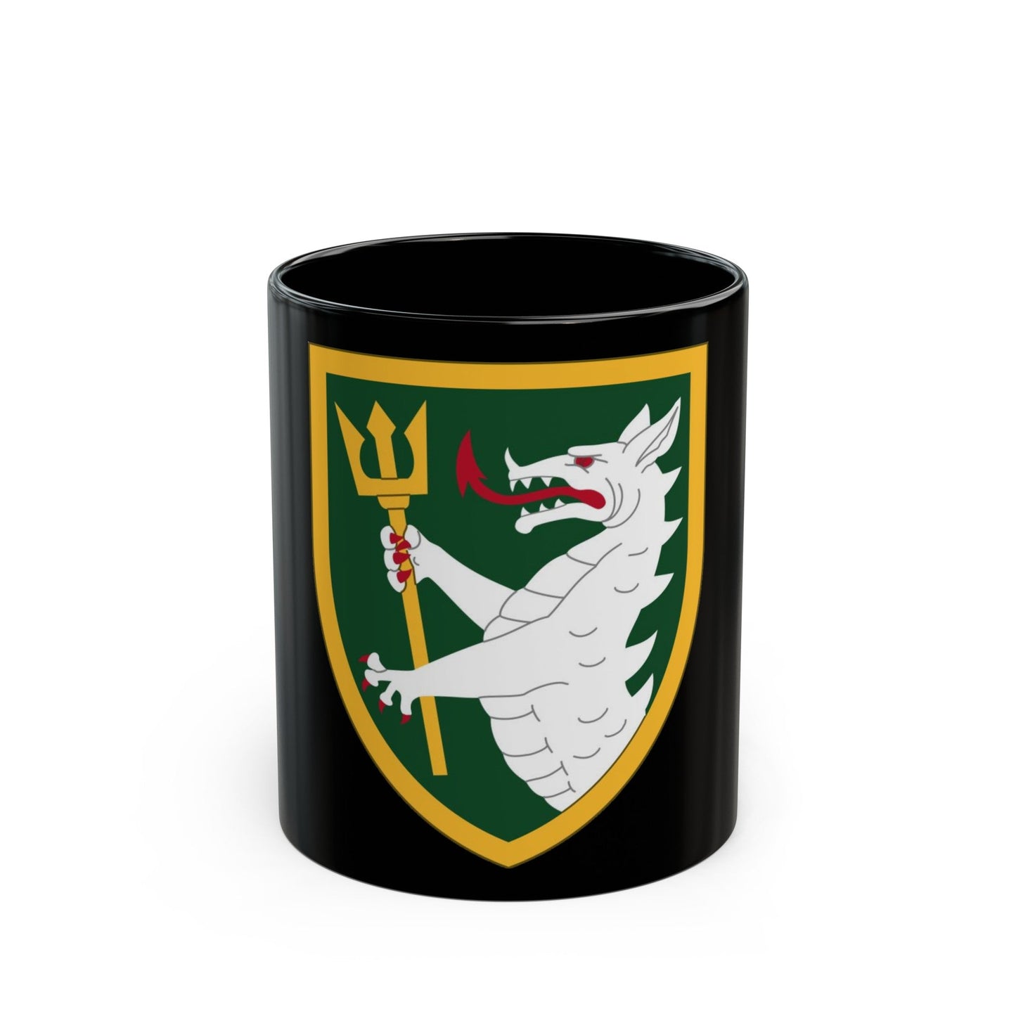 108 Armored Cavalry Regiment (U.S. Army) Black Coffee Mug-11oz-The Sticker Space