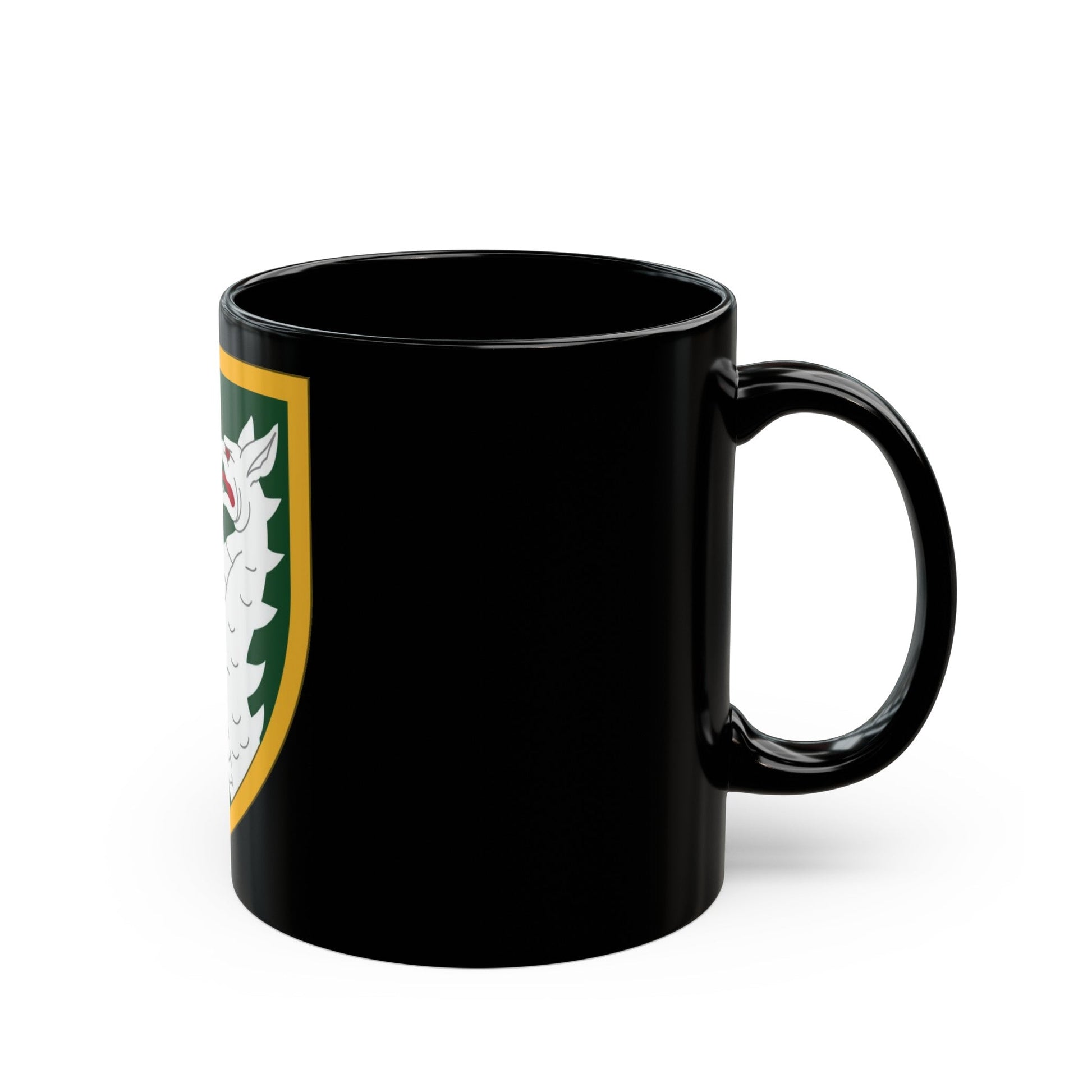 108 Armored Cavalry Regiment (U.S. Army) Black Coffee Mug-The Sticker Space