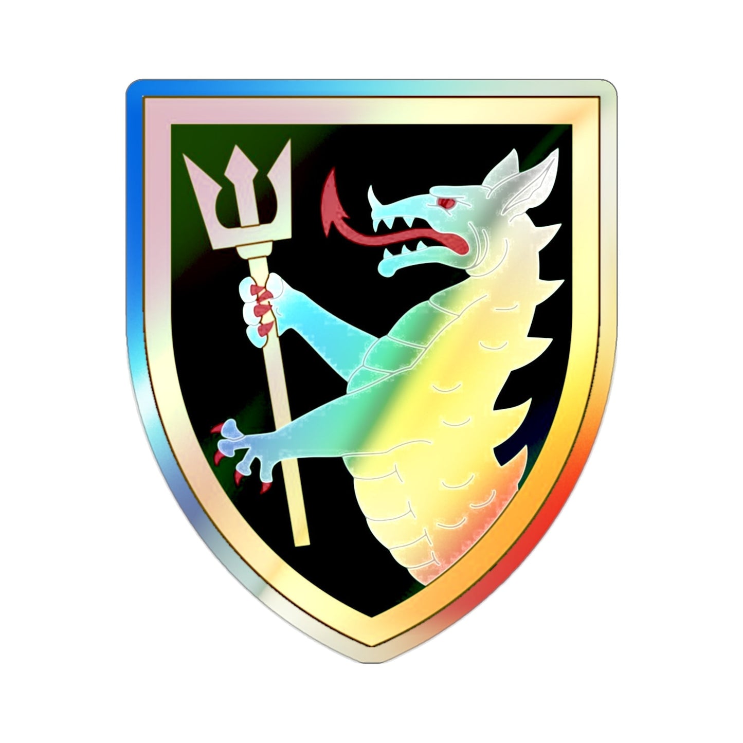 108 Armored Cavalry Regiment (U.S. Army) Holographic STICKER Die-Cut Vinyl Decal-2 Inch-The Sticker Space