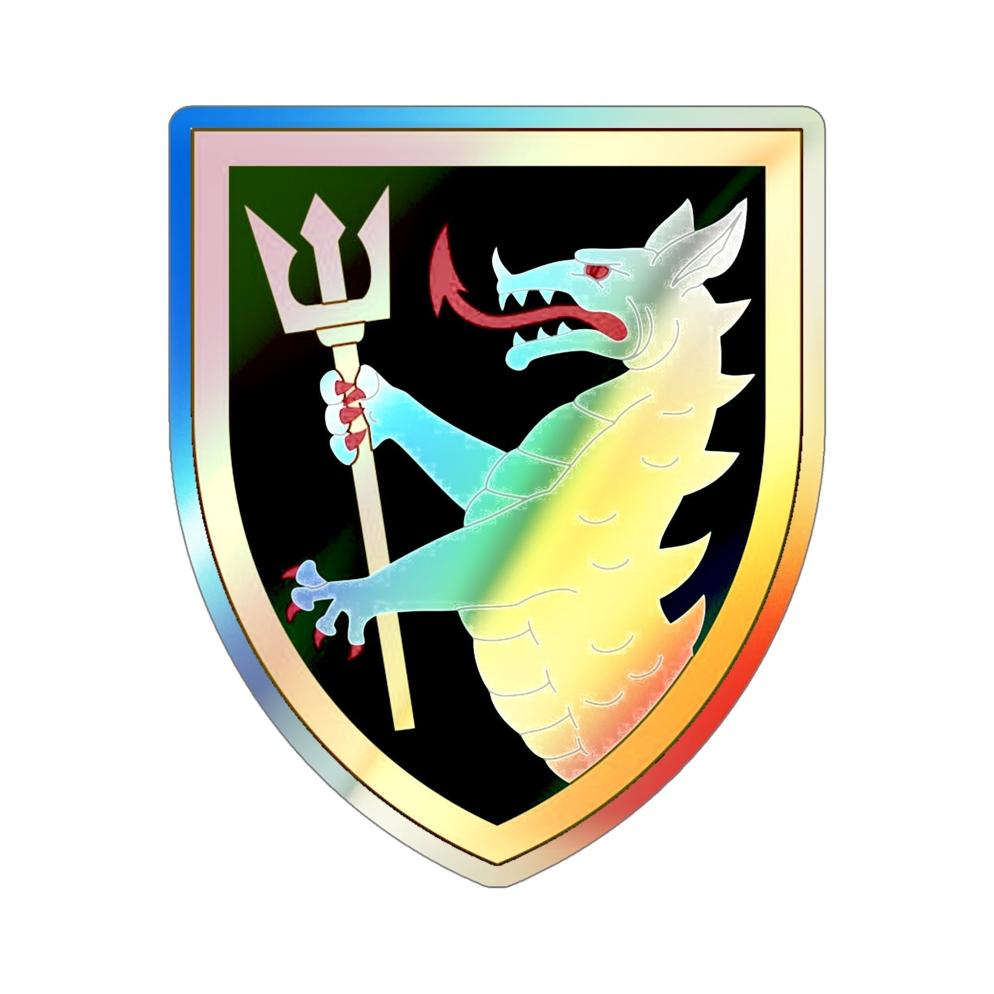 108 Armored Cavalry Regiment (U.S. Army) Holographic STICKER Die-Cut Vinyl Decal-5 Inch-The Sticker Space