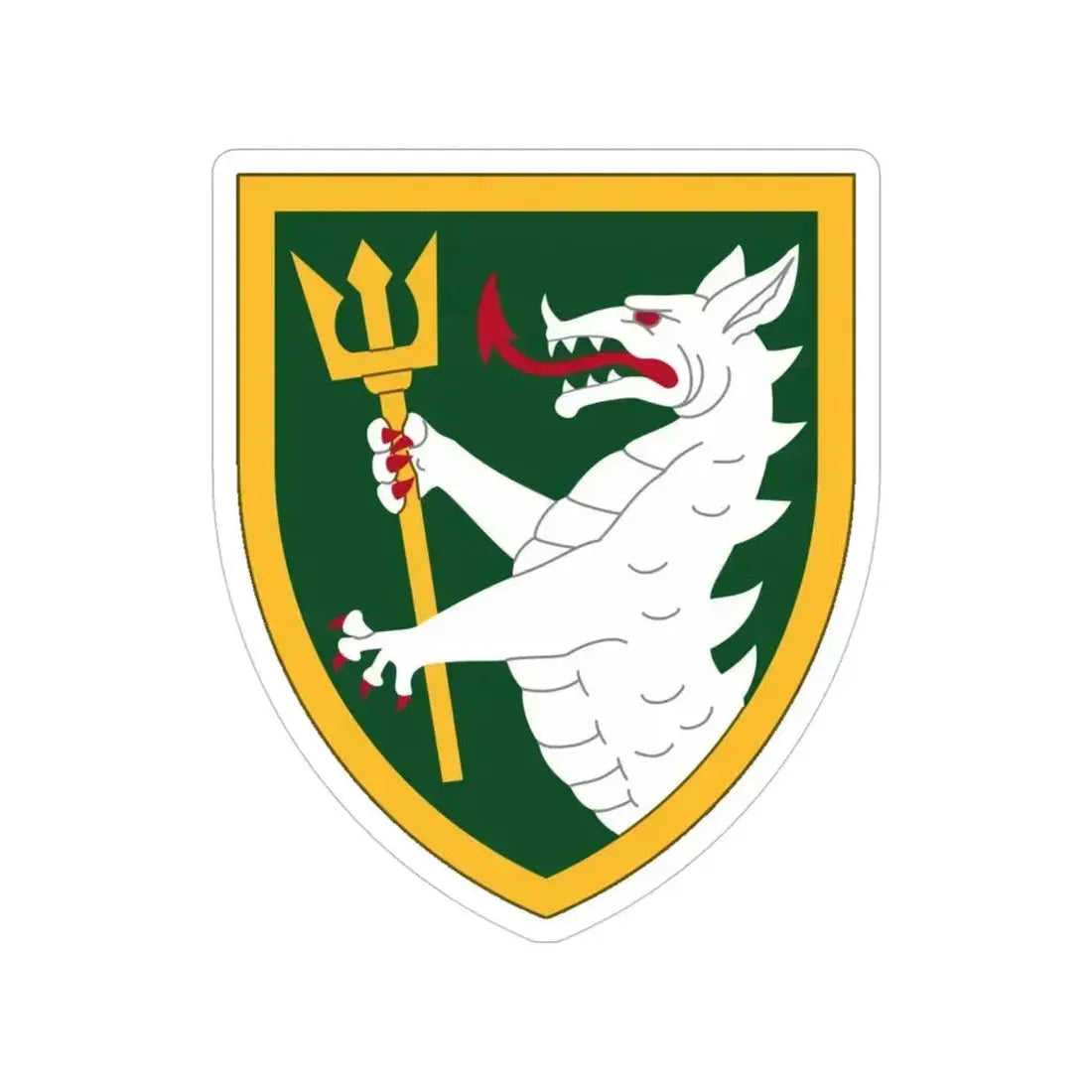 108 Armored Cavalry Regiment (U.S. Army) Transparent STICKER Die-Cut Vinyl Decal 4 Inch - The Sticker Space