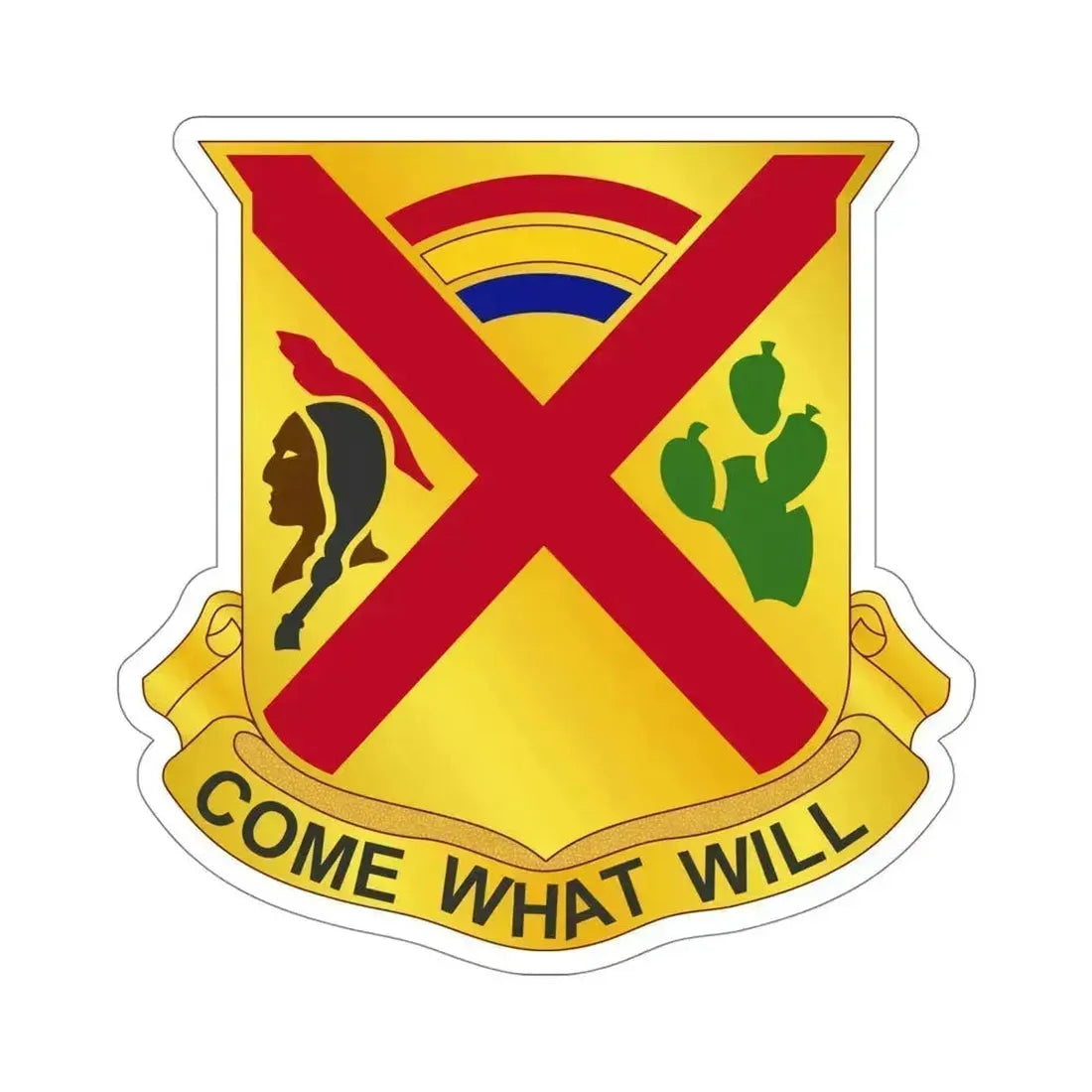 108 Cavalry Regiment (U.S. Army) STICKER Vinyl Die-Cut Decal 5 Inch - The Sticker Space