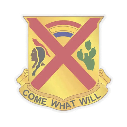 108 Cavalry Regiment (U.S. Army) STICKER Vinyl Kiss-Cut Decal 2 Inch Transparent - The Sticker Space