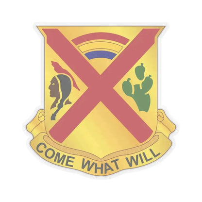 108 Cavalry Regiment (U.S. Army) STICKER Vinyl Kiss-Cut Decal 6 Inch Transparent - The Sticker Space