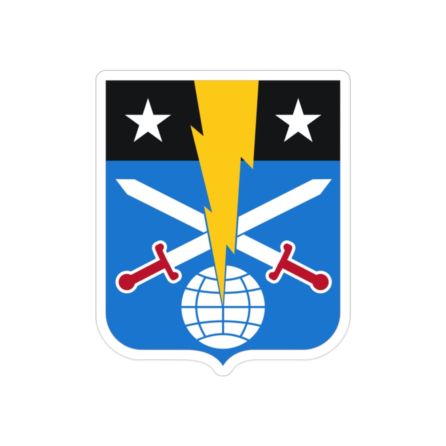 108 Military Intelligence Battalion 2 (U.S. Army) REVERSE PRINT Transparent STICKER-2 Inch-The Sticker Space