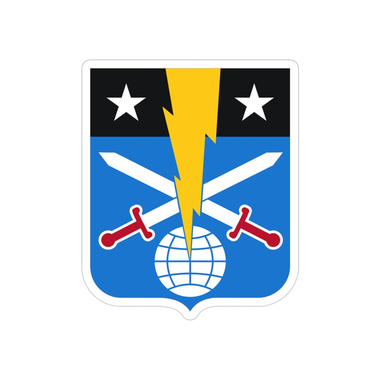 108 Military Intelligence Battalion 2 (U.S. Army) REVERSE PRINT Transparent STICKER-3 Inch-The Sticker Space