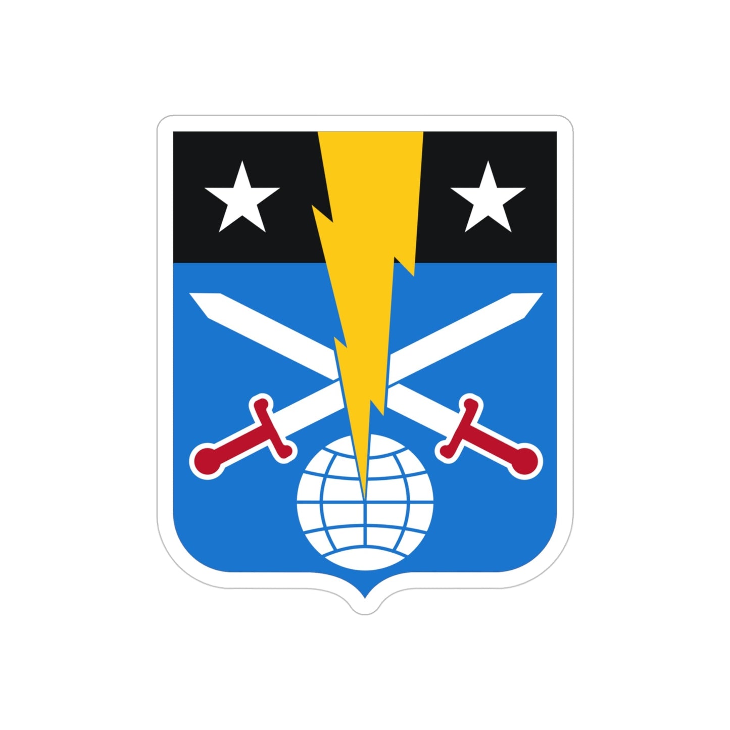 108 Military Intelligence Battalion 2 (U.S. Army) REVERSE PRINT Transparent STICKER-4 Inch-The Sticker Space