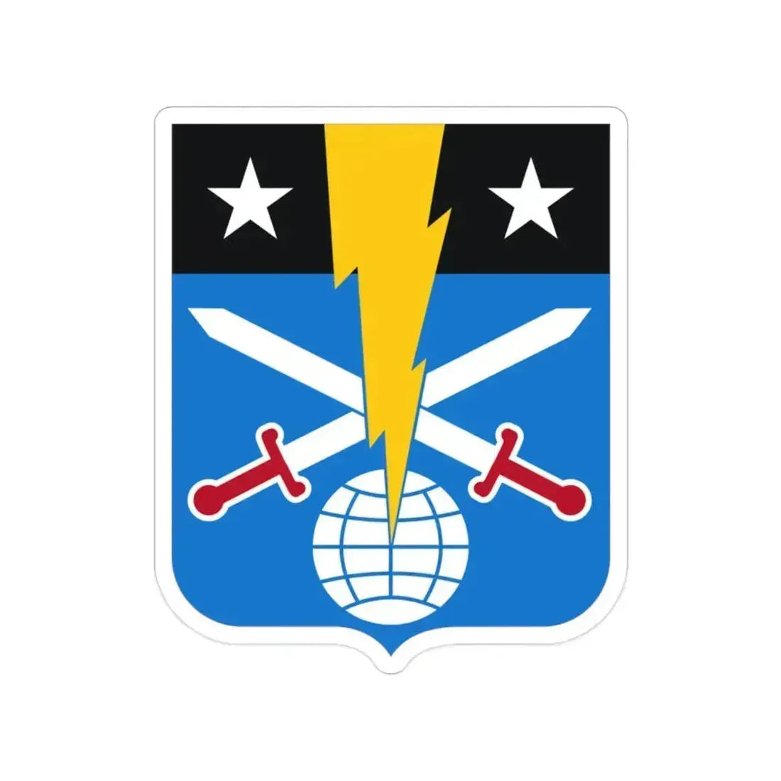 108 Military Intelligence Battalion 2 (U.S. Army) Transparent STICKER Die-Cut Vinyl Decal 2 Inch - The Sticker Space