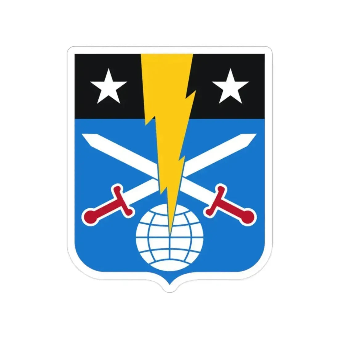 108 Military Intelligence Battalion 2 (U.S. Army) Transparent STICKER Die-Cut Vinyl Decal 2 Inch - The Sticker Space