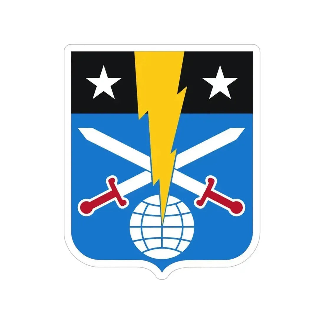 108 Military Intelligence Battalion 2 (U.S. Army) Transparent STICKER Die-Cut Vinyl Decal 6 Inch - The Sticker Space