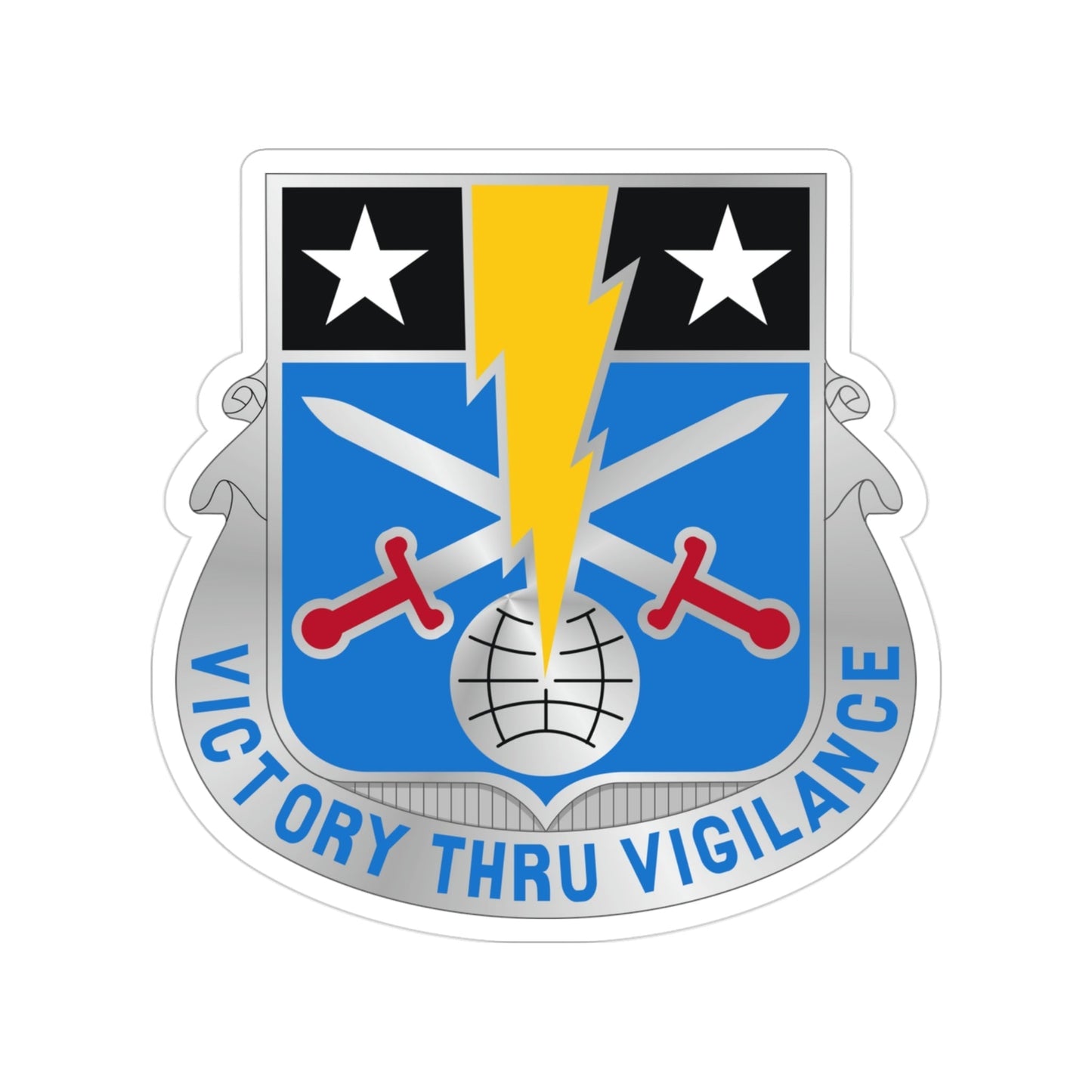 108 Military Intelligence Battalion (U.S. Army) Transparent STICKER Die-Cut Vinyl Decal-3 Inch-The Sticker Space