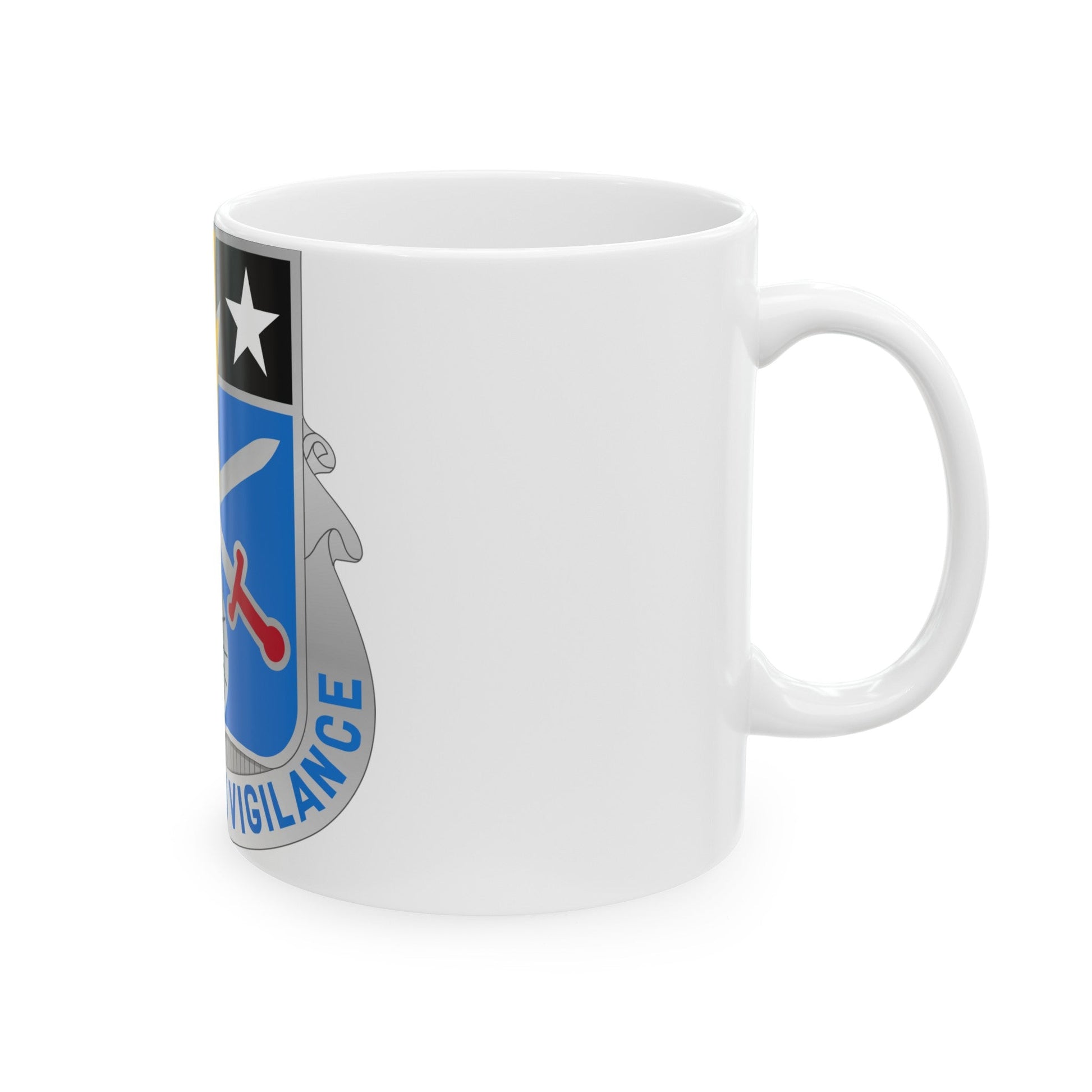 108 Military Intelligence Battalion (U.S. Army) White Coffee Mug-The Sticker Space