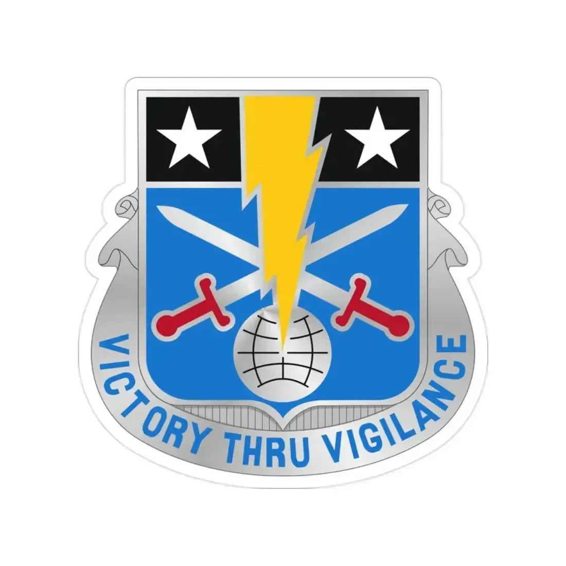 108 Military Intelligence Battalion (U.S. Army) Transparent STICKER Die-Cut Vinyl Decal 2 Inch - The Sticker Space
