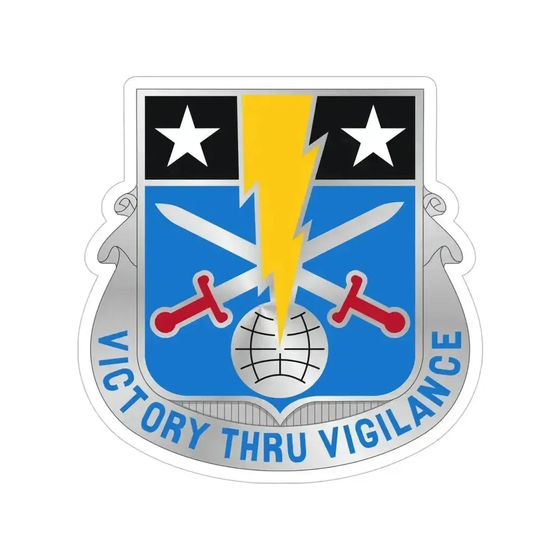 108 Military Intelligence Battalion (U.S. Army) Transparent STICKER Die-Cut Vinyl Decal 5 Inch - The Sticker Space