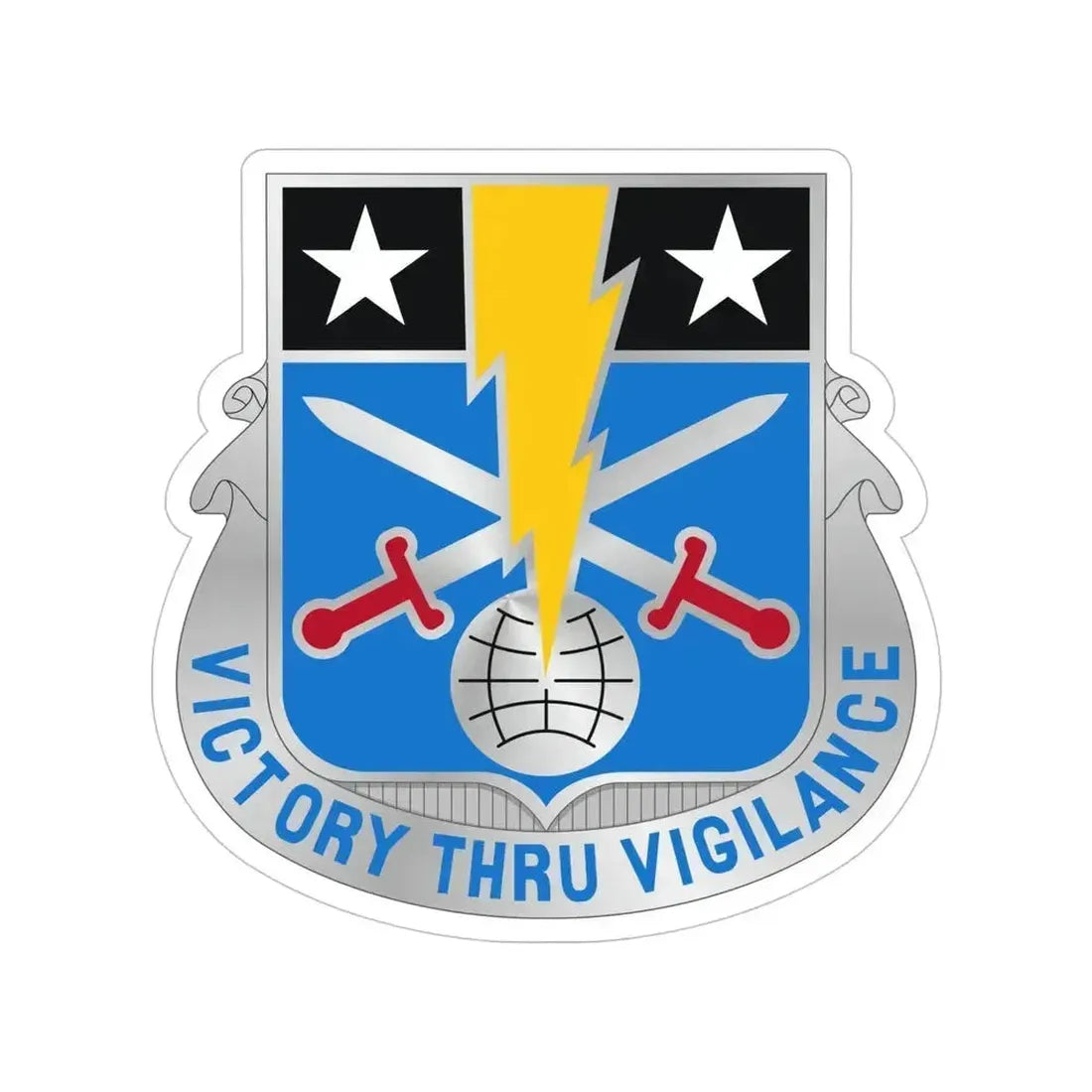 108 Military Intelligence Battalion (U.S. Army) Transparent STICKER Die-Cut Vinyl Decal 5 Inch - The Sticker Space