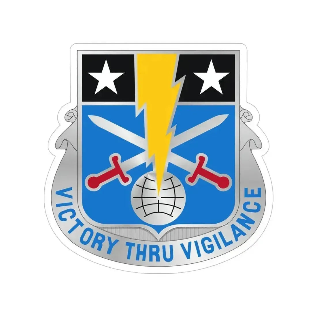 108 Military Intelligence Battalion (U.S. Army) Transparent STICKER Die-Cut Vinyl Decal 6 Inch - The Sticker Space