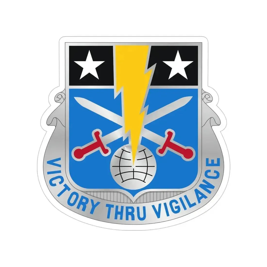 108 Military Intelligence Battalion (U.S. Army) Transparent STICKER Die-Cut Vinyl Decal 6 Inch - The Sticker Space