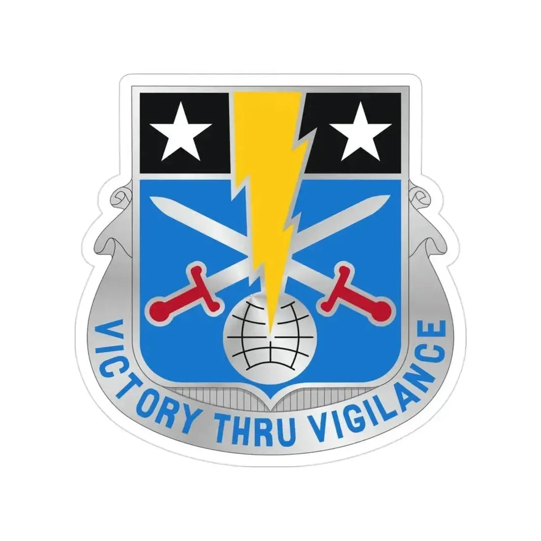 108 Military Intelligence Battalion (U.S. Army) Transparent STICKER Die-Cut Vinyl Decal - The Sticker Space