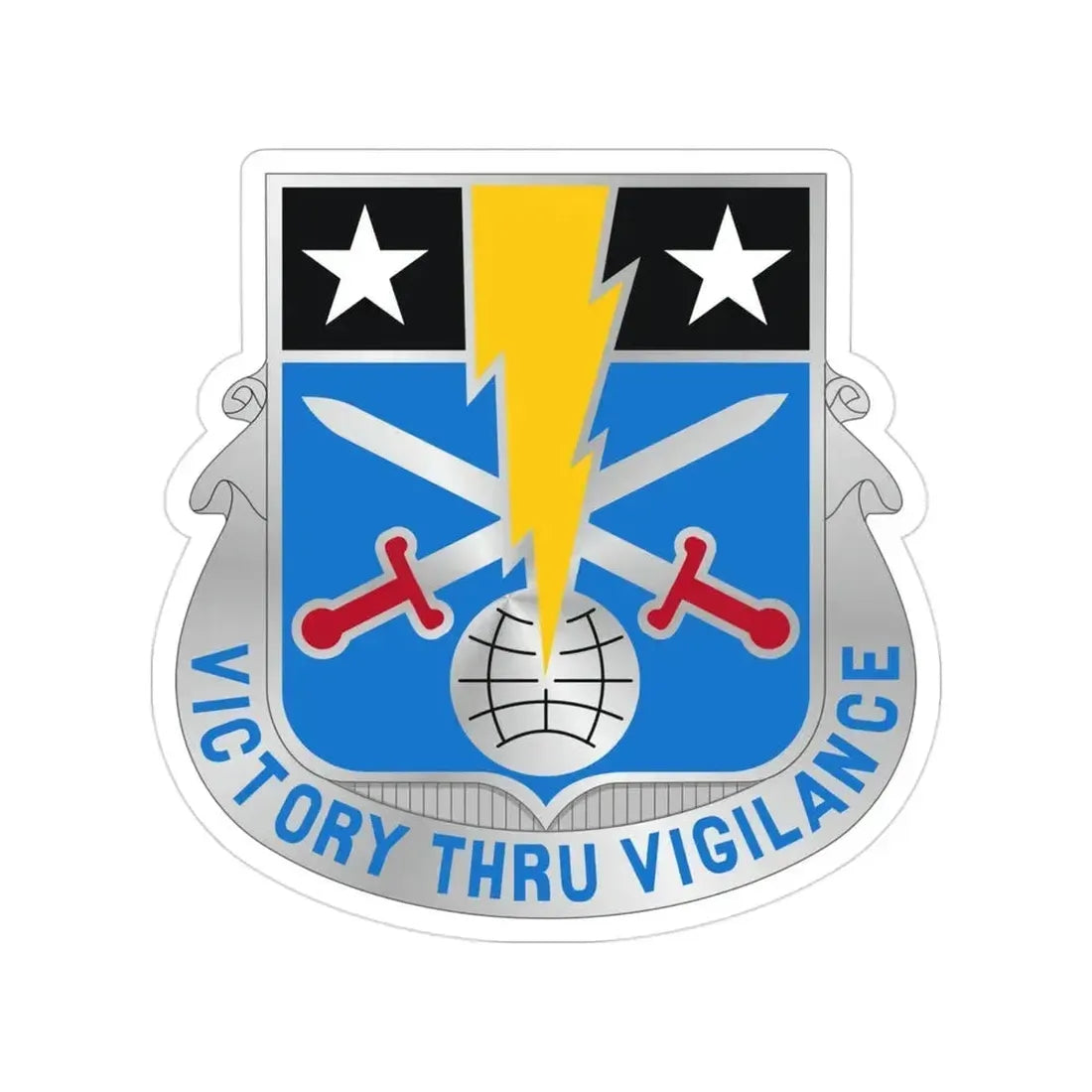 108 Military Intelligence Battalion (U.S. Army) Transparent STICKER Die-Cut Vinyl Decal - The Sticker Space