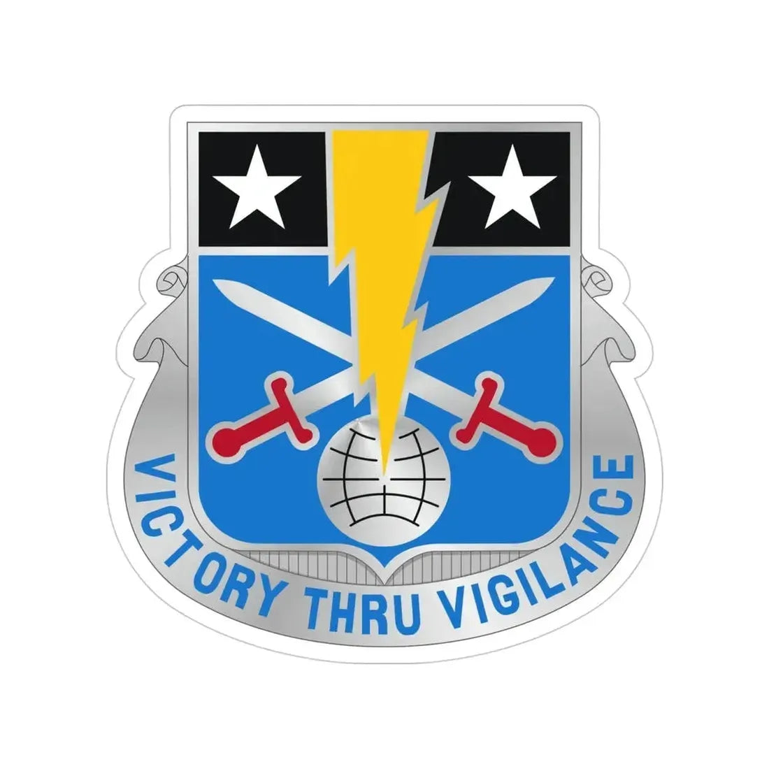 108 Military Intelligence Battalion (U.S. Army) Transparent STICKER Die-Cut Vinyl Decal - The Sticker Space