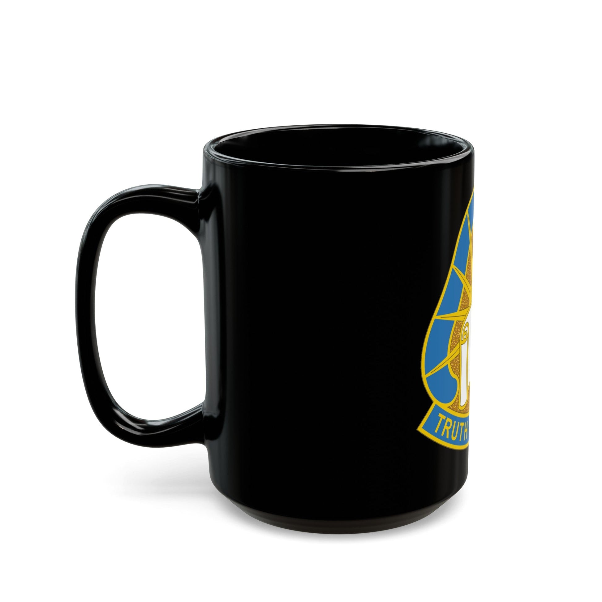 108 Military Intelligence Group (U.S. Army) Black Coffee Mug-The Sticker Space