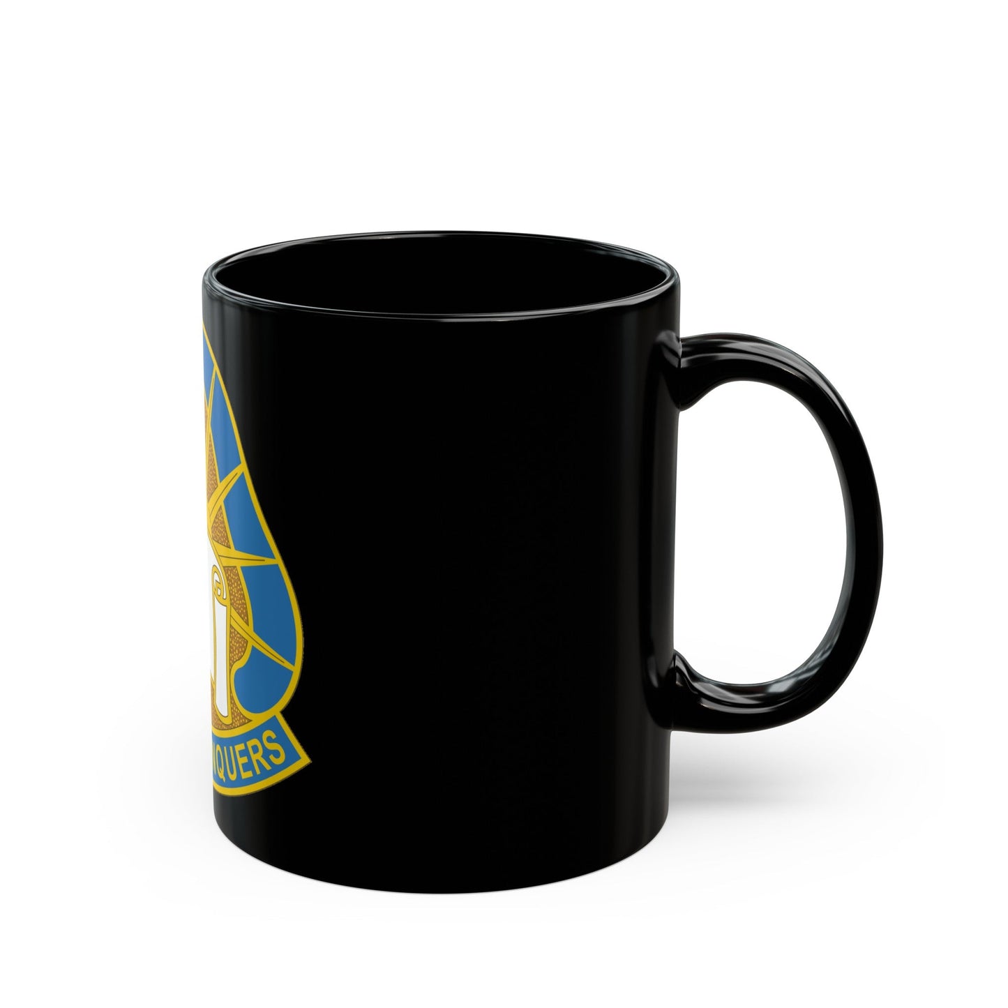 108 Military Intelligence Group (U.S. Army) Black Coffee Mug-The Sticker Space