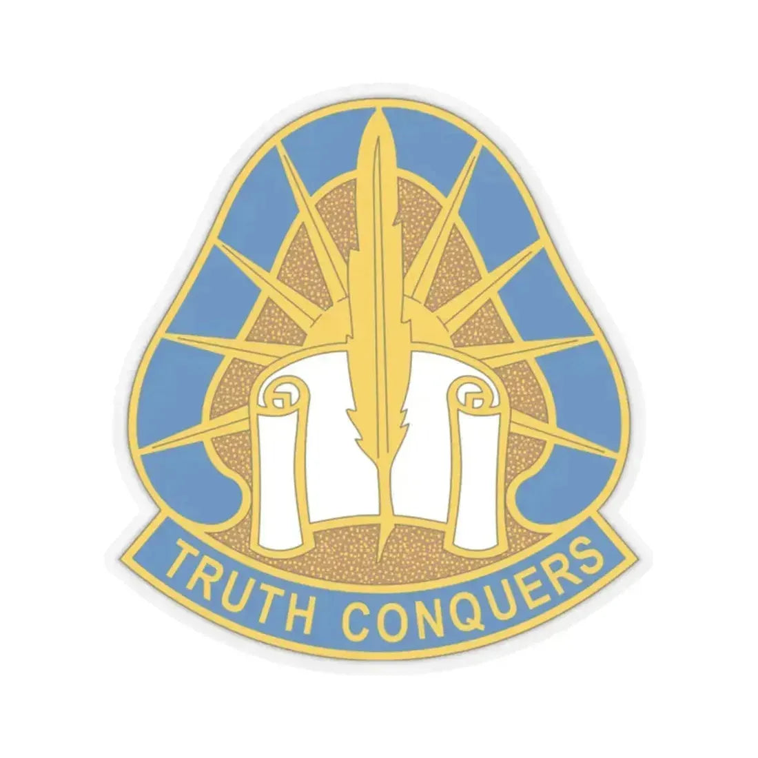 108 Military Intelligence Group (U.S. Army) STICKER Vinyl Kiss-Cut Decal 2 Inch Transparent - The Sticker Space