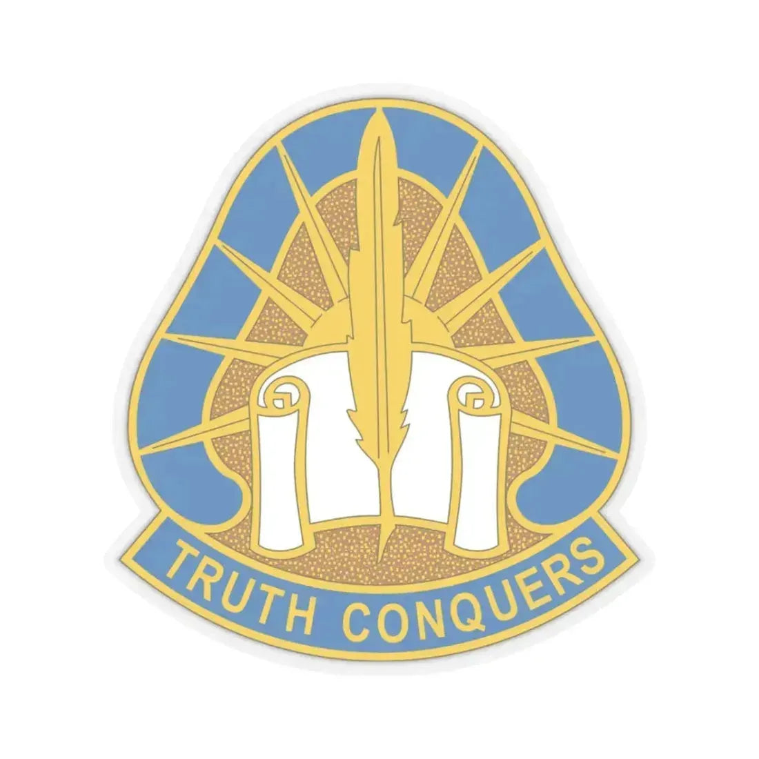 108 Military Intelligence Group (U.S. Army) STICKER Vinyl Kiss-Cut Decal 3 Inch Transparent - The Sticker Space