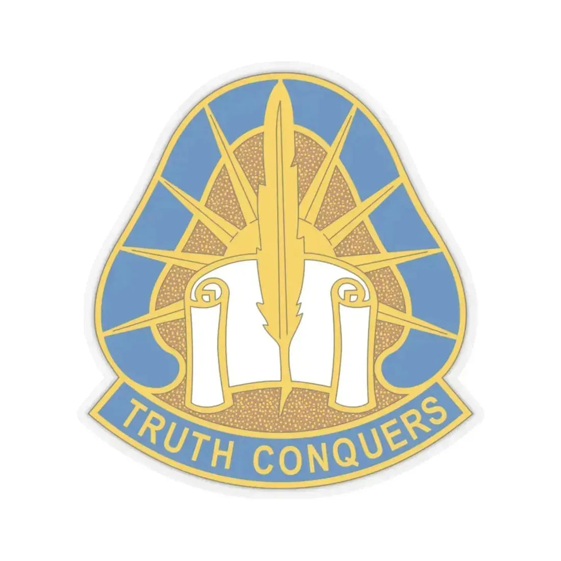 108 Military Intelligence Group (U.S. Army) STICKER Vinyl Kiss-Cut Decal 6 Inch Transparent - The Sticker Space