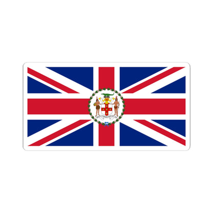Flag of the Governor of Jamaica 1957-1962 (Jamaica) STICKER Vinyl Kiss-Cut Decal