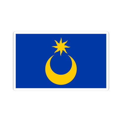 City Flag of Portsmouth (England) STICKER Vinyl Kiss-Cut Decal