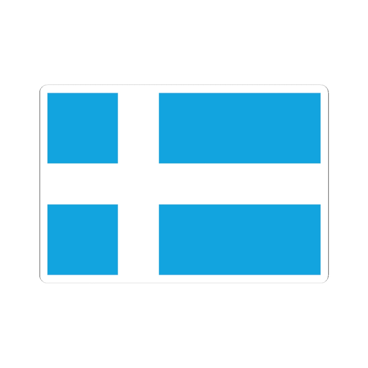 Flag of Calais (France) STICKER Vinyl Kiss-Cut Decal
