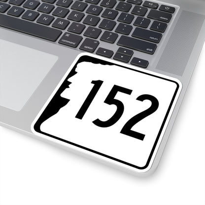 NH Route 152 (New Hampshire) (Road Sign) STICKER Vinyl Kiss-Cut Decal