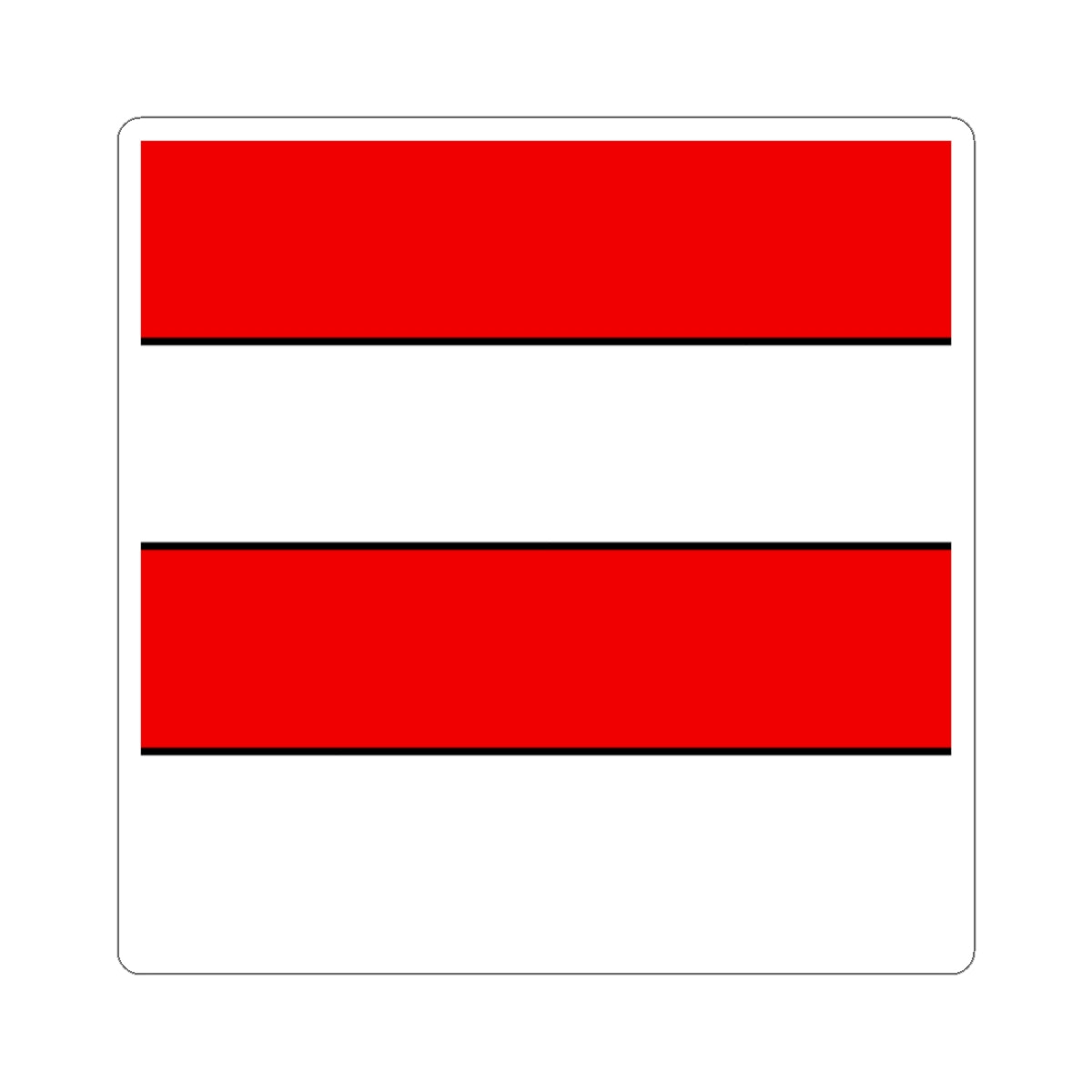 CHE Zofingen Flag (Switzerland) STICKER Vinyl Kiss-Cut Decal