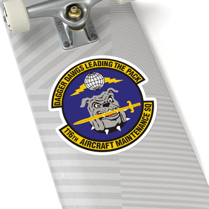 116th Aircraft Maintenance Squadron (U.S. Air Force) STICKER Vinyl Kiss-Cut Decal