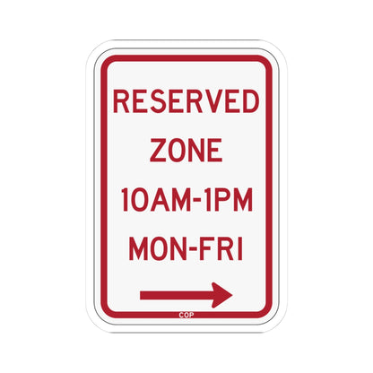 PBOT Road sign P4490R (Oregon) (Road Sign) STICKER Vinyl Kiss-Cut Decal