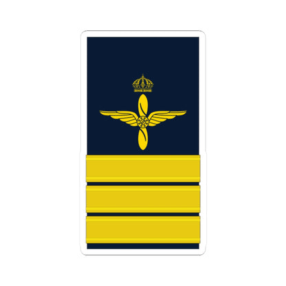OF 4 Överstelöjtnant FV hylsa (Sweden) (Military Rank) STICKER Vinyl Kiss-Cut Decal