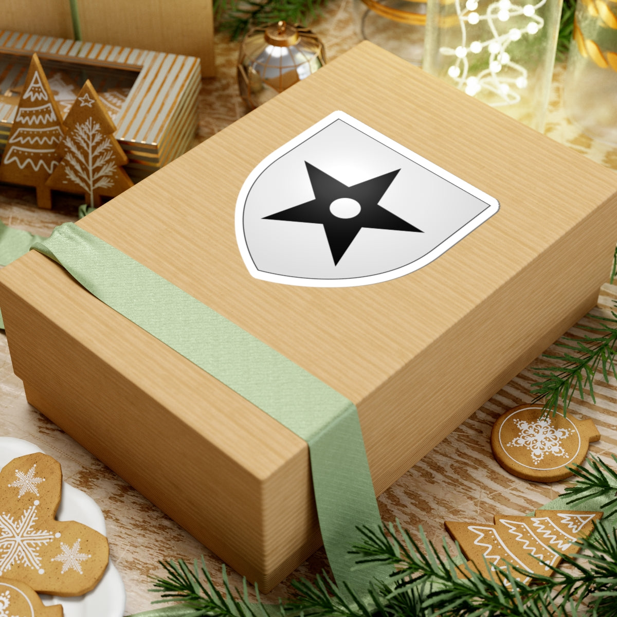 Armorial Assheton of Downham Hall Barons Clitheroe (England) (Coat of Arms) STICKER Vinyl Kiss-Cut Decal