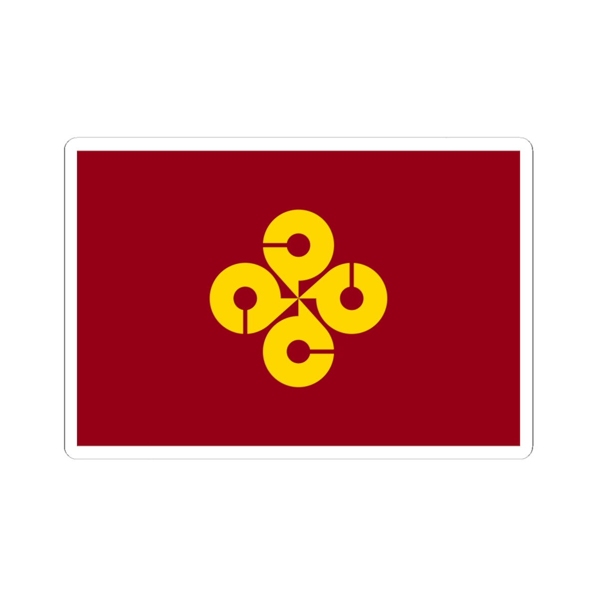 Flag of Shimane Prefecture (Japan) STICKER Vinyl Kiss-Cut Decal