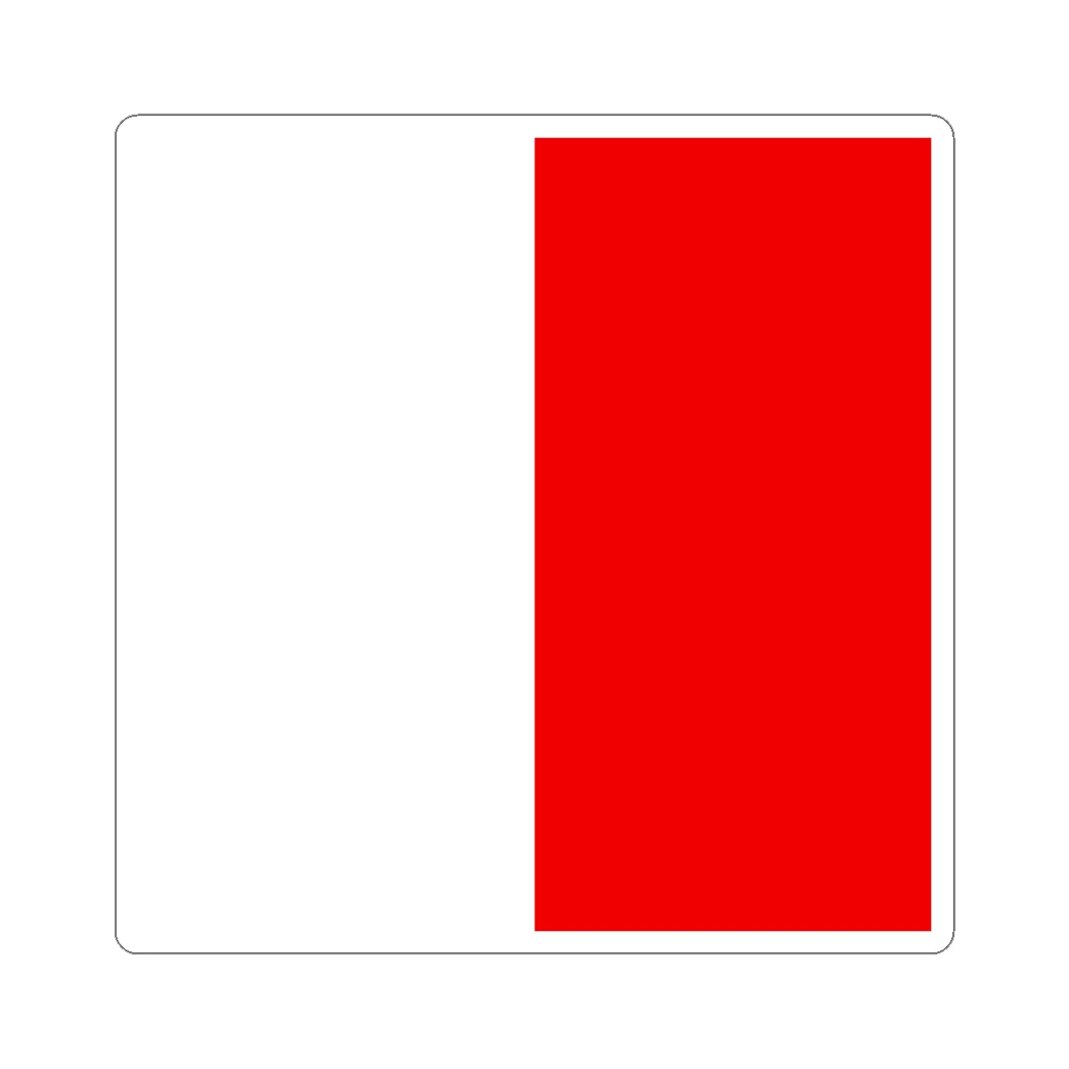 CHE Payerne Flag (Switzerland) STICKER Vinyl Kiss-Cut Decal