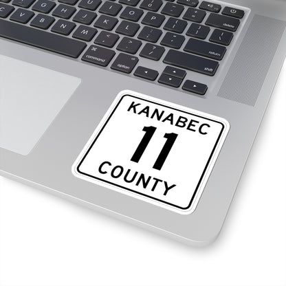 Kanabec County 11 MN (Minnesota) (Road Sign) STICKER Vinyl Kiss-Cut Decal