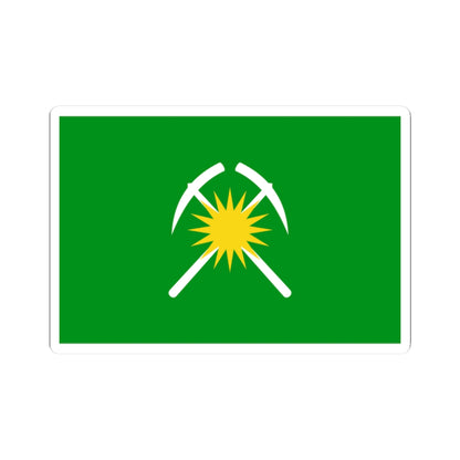Flag of Raychikhinsk Amur oblast (Russia) STICKER Vinyl Kiss-Cut Decal