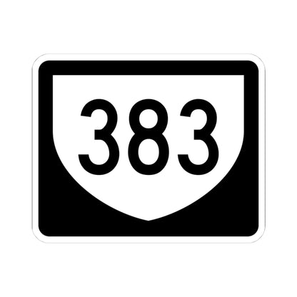 PR urban primary 383 (Puerto Rico) (Road Sign) STICKER Vinyl Kiss-Cut Decal